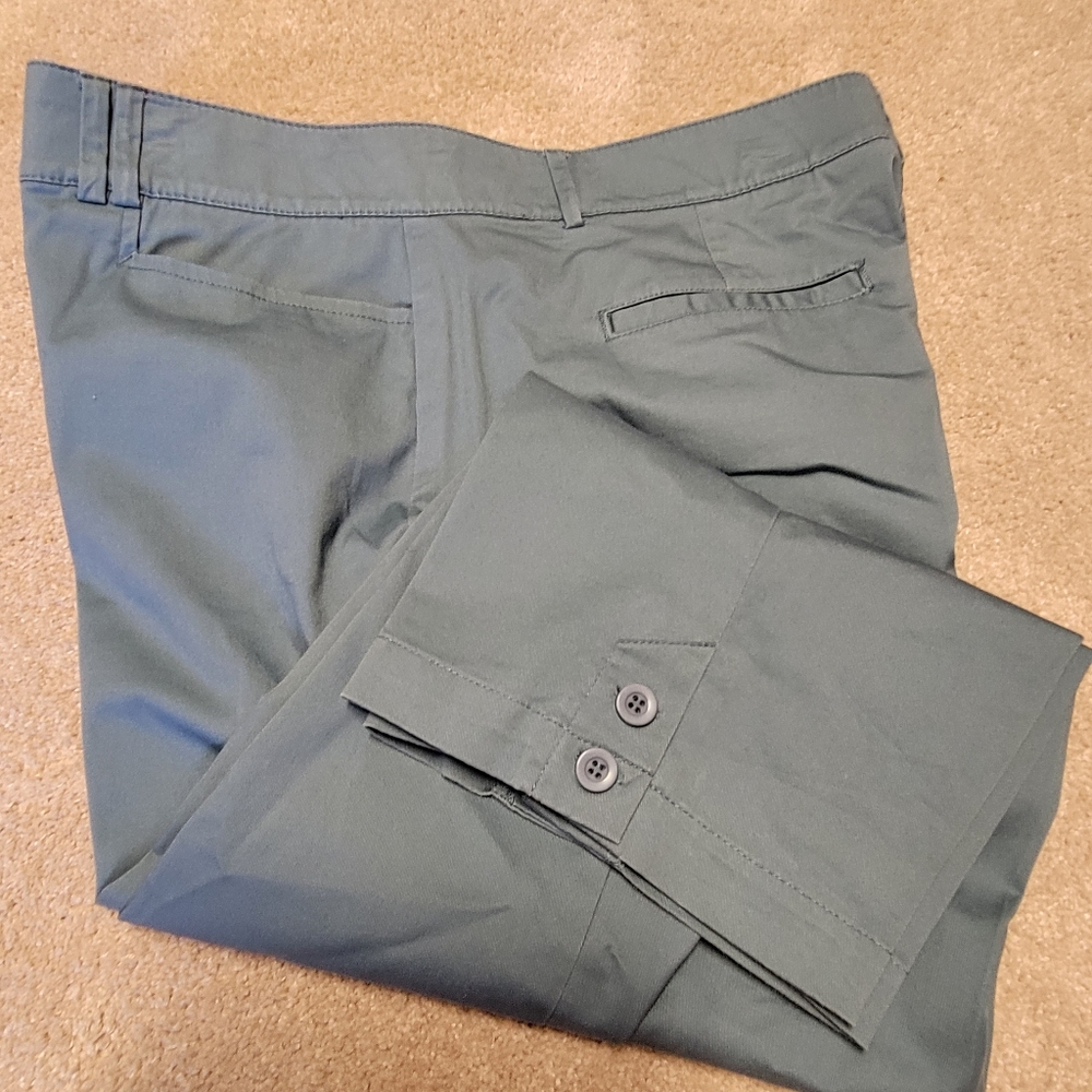 Like New Coral Bay Size 16 Blue Capris